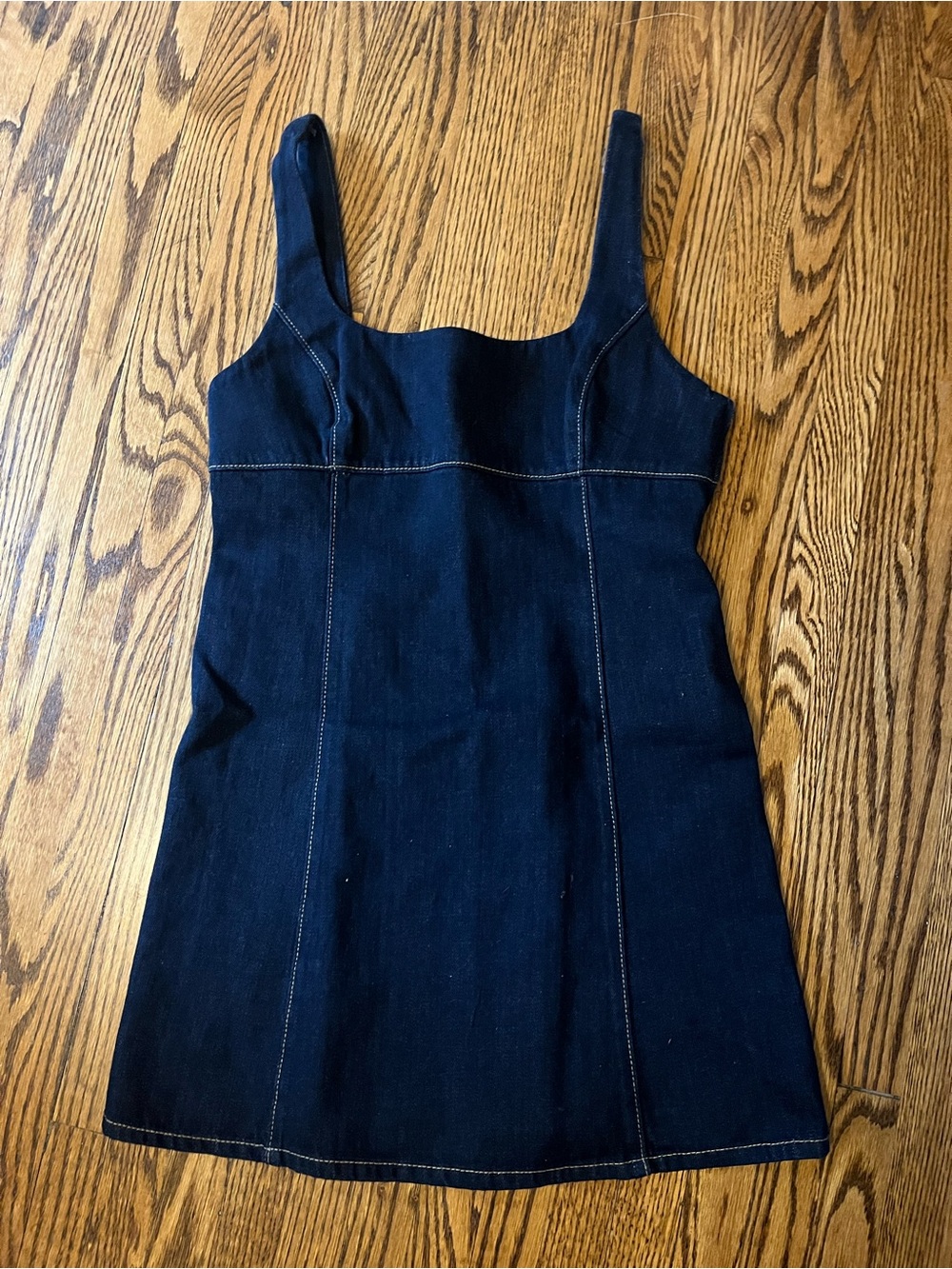 Zara Dark Blue Denim Mini Dress
